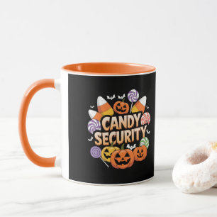 Caneca Halloween Candy Security