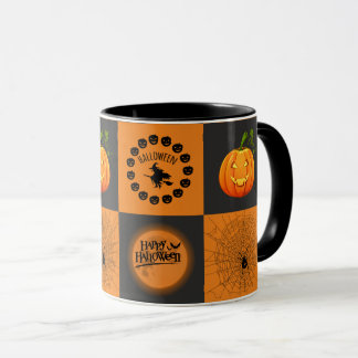 Caneca Halloween Chessboard