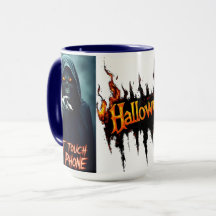 Halloween Combo Mug! 👻 ☕#HalloweenMug #CreepyCote