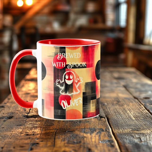 Caneca Halloween - Criado Fantástico com Spook (Criador carregado)