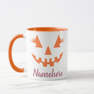 Caneca Halloween da Girly Jack O Lanterna Pumpkin Persona