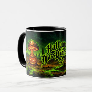 Caneca Halloween de Destruição em Massa Abóbora Radioativ