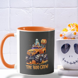 Caneca Halloween de Monstro Bonito e Engraçado Moderno Pu