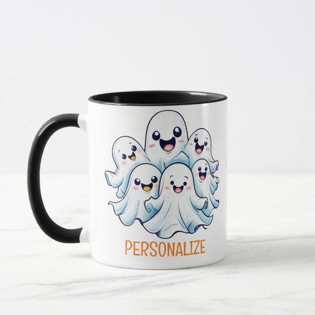 Caneca Halloween Ghost Group (Esquerda)