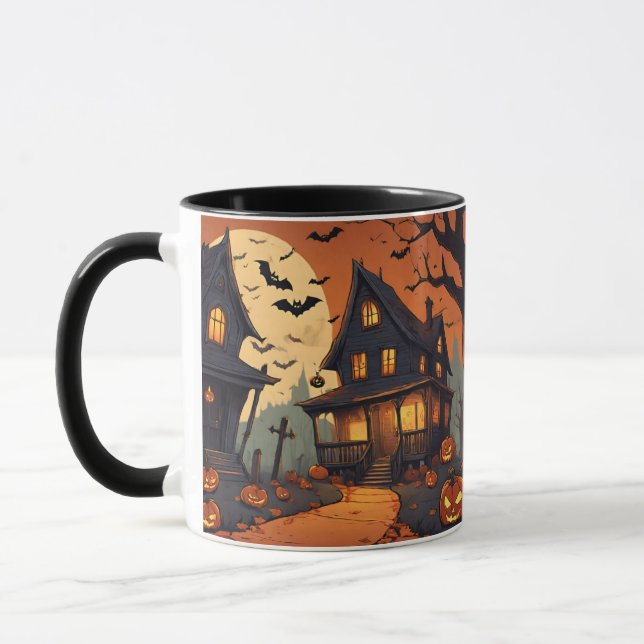 Caneca Halloween Haunted House (Esquerda)
