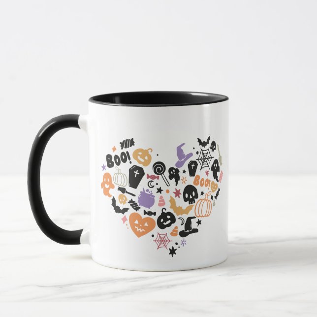 Caneca Halloween Heart Mug (Esquerda)