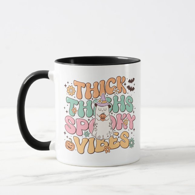 Caneca Halloween Humor Spooky (Esquerda)