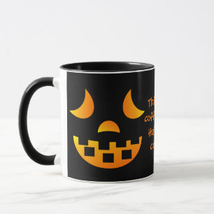Caneca Halloween Jack-o'-lanterna Face Mug