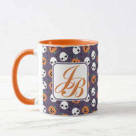 Caneca Halloween Kawaii Pattern