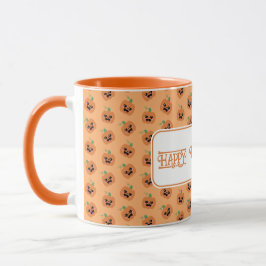Caneca Halloween Kawaii Pumpkins