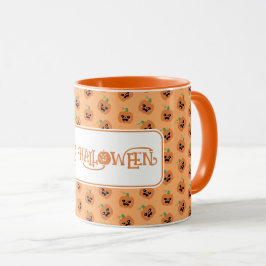Caneca Halloween Kawaii Pumpkins