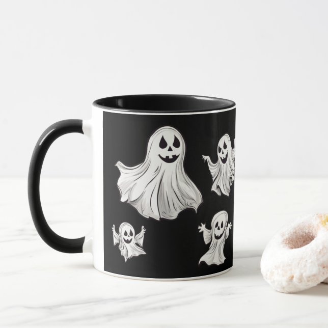 Caneca Halloween: Kleine Geister -  (Com Donut)