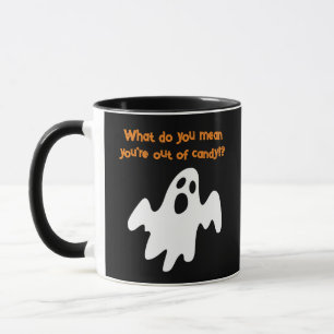 Caneca Halloween Out Candy Funny Ghost