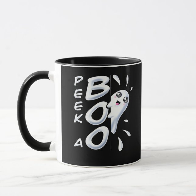 Caneca Halloween Peekabo Halloween Costume (Esquerda)