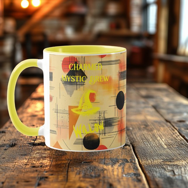 Caneca Halloween Personalizado - Chapéu de Bruxa Encantad (Criador carregado)