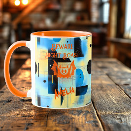 Caneca Halloween Personalizado - Noite do Morcego Assado