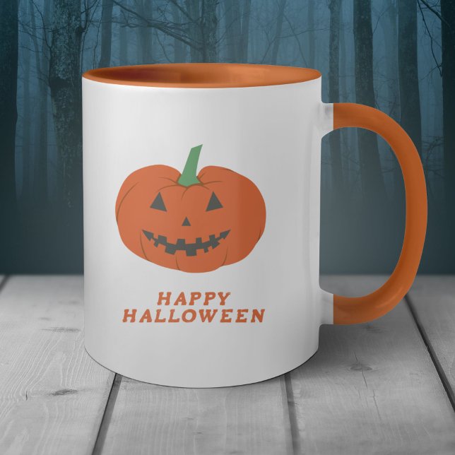 Caneca Halloween Pumpkin Jack O Lantern Mug (Halloween Pumpkin Jack O Lantern Mug)