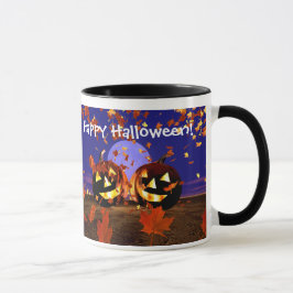 Caneca Halloween Pumpkins Brincando
