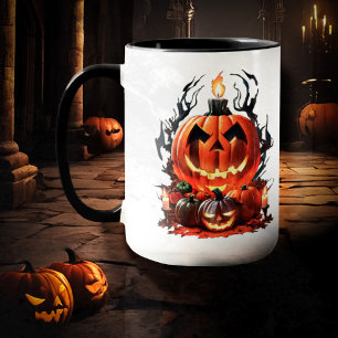 Caneca Halloween Scary Pumpkin