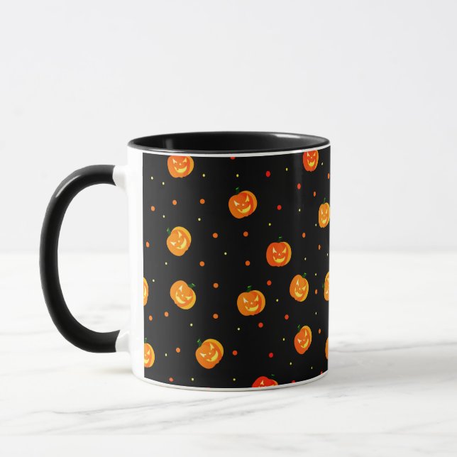 Caneca Halloween Scary Pumpkins Jack-o'-Lanterna (Esquerda)