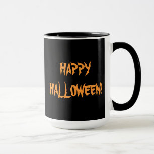 Caneca Halloween Skull e Pumpkin Mug