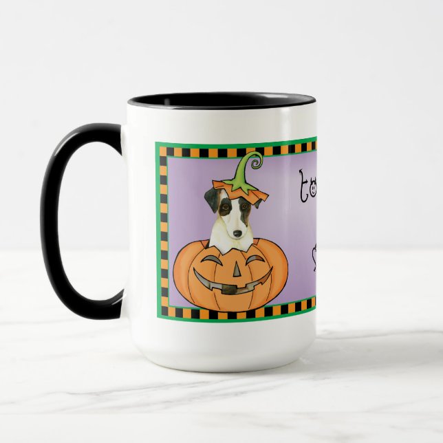 Caneca Halloween Smooth Fox Terrier (Esquerda)