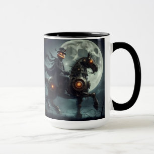 Caneca Halloween Steampunk Cavaleiro Sem Cabeça