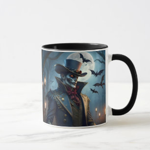Caneca Halloween Steampunk Southern Gentleman Zombie