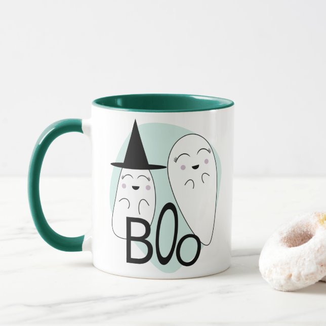 Caneca Halloween Themed l Ghosts Boo (Com Donut)