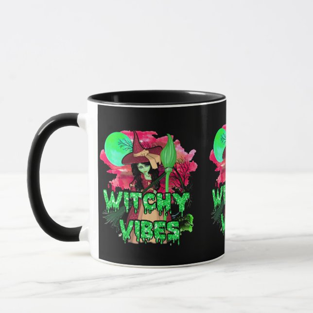 Caneca Halloween Witchy Vibes (Esquerda)