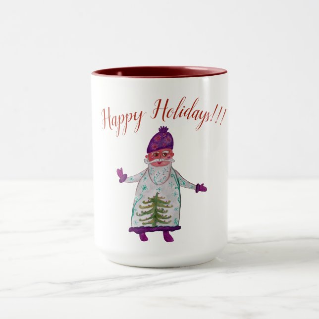 Caneca Hally Holidays Papai Noel (Centro)