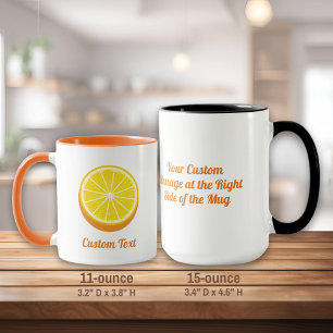Caneca Halve a laranja