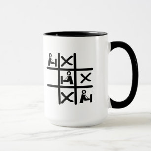 Caneca Ham Radio Tic Tac Toe Mug