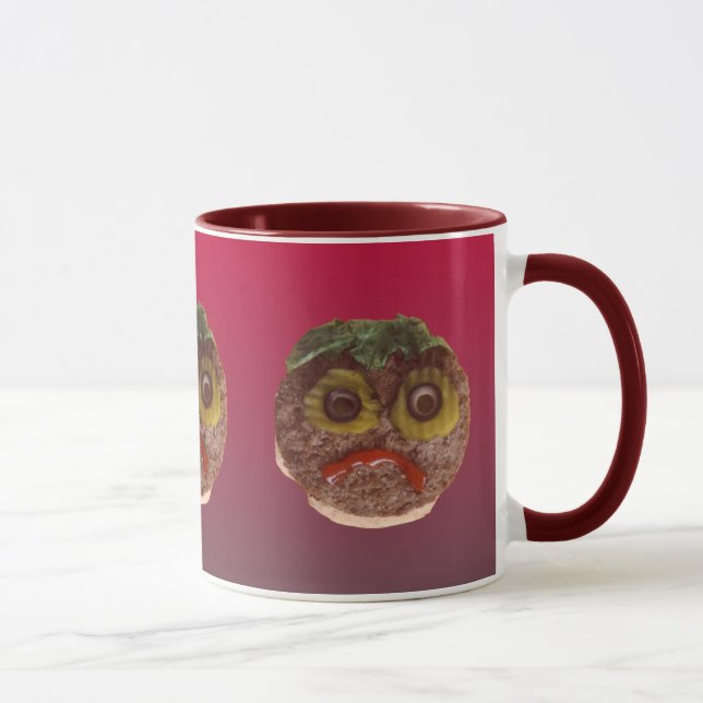 Caneca Hamburger triste (Direita)