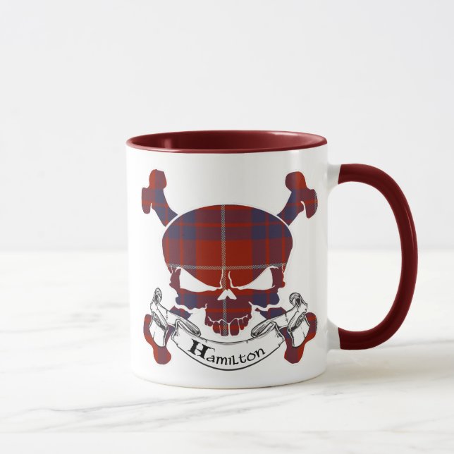 Caneca Hamilton Tartan Skull Mug (Direita)