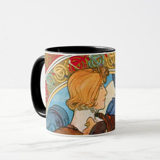 Caneca Hamlet, Alphonse Mucha (Frente Esquerda)