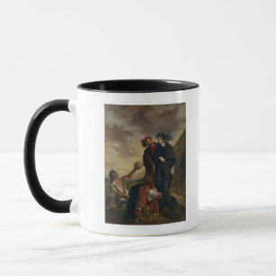 Caneca Hamlet e Horatio no cemitério