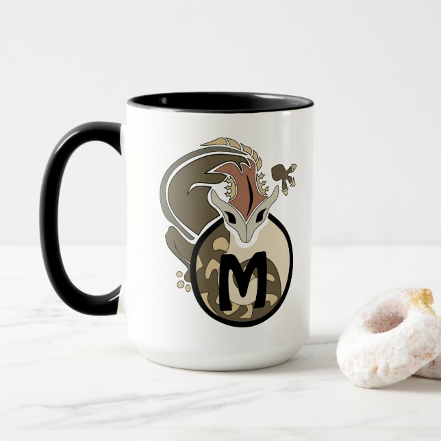 Caneca Hammerhead Salamander Monograma (Com Donut)