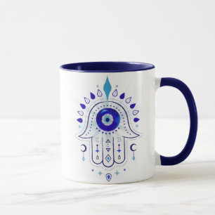 Caneca Hamsa Mau Eye Hand