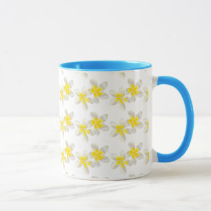 Caneca Hanauma Bay Hawaii Plumeria Flor Coffee Mug