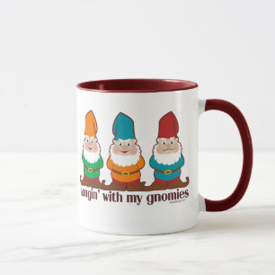 Caneca Hangin com meu Gnomies