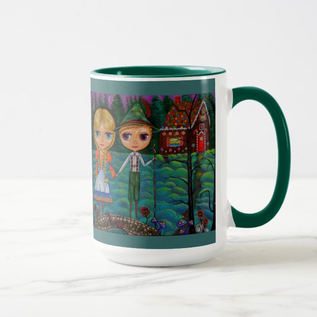 Caneca Hansel e Gretel Encontram a Casa do Pão de Gingerê (Direita)