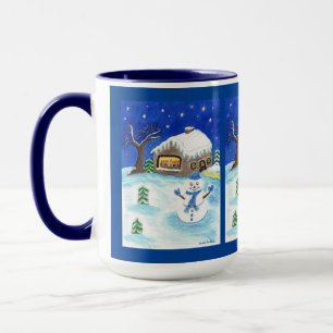 Caneca Hanukkah Snowman Mug