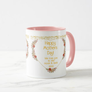 Caneca Happy Birthday Mothers Day Gift Family Photo Mug