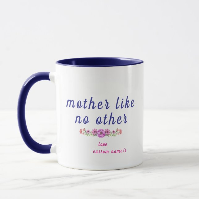 Caneca Happy Dia de as mães Mug - Presente personalizado  (Esquerda)