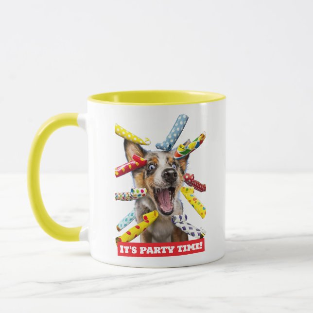 Caneca Happy Dog Party Blowers (Esquerda)