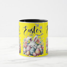 Caneca Happy Easter, enjoy with your family