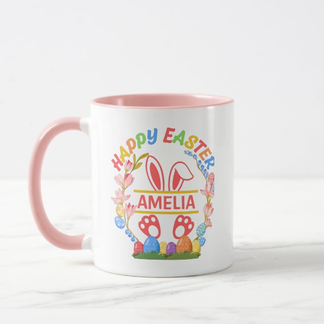 Caneca Happy Easter Personalized  (Esquerda)