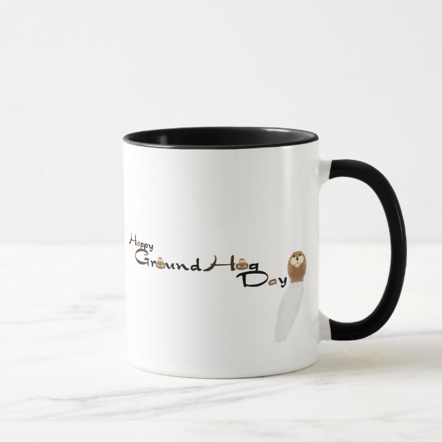Caneca Happy Groundhog Day Mug (Direita)