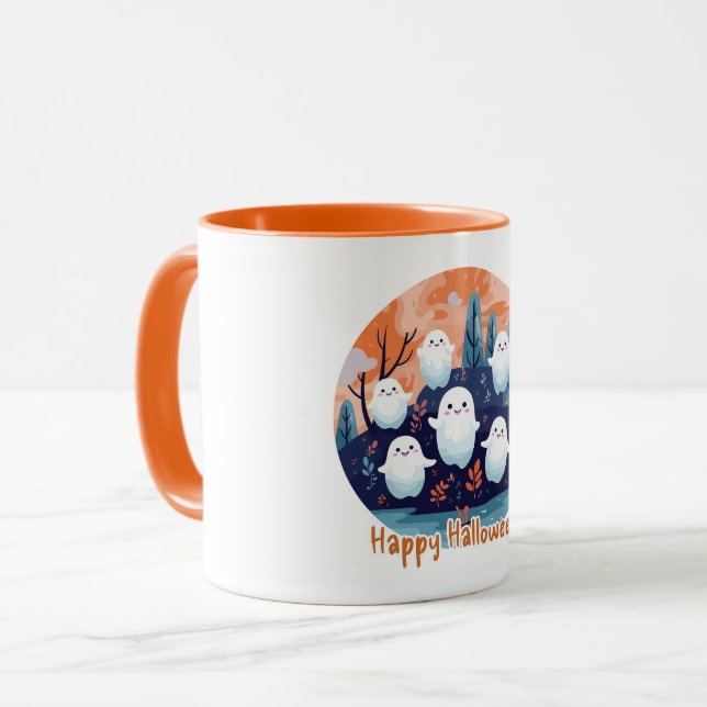 Caneca Happy Halloween (Frente Esquerda)